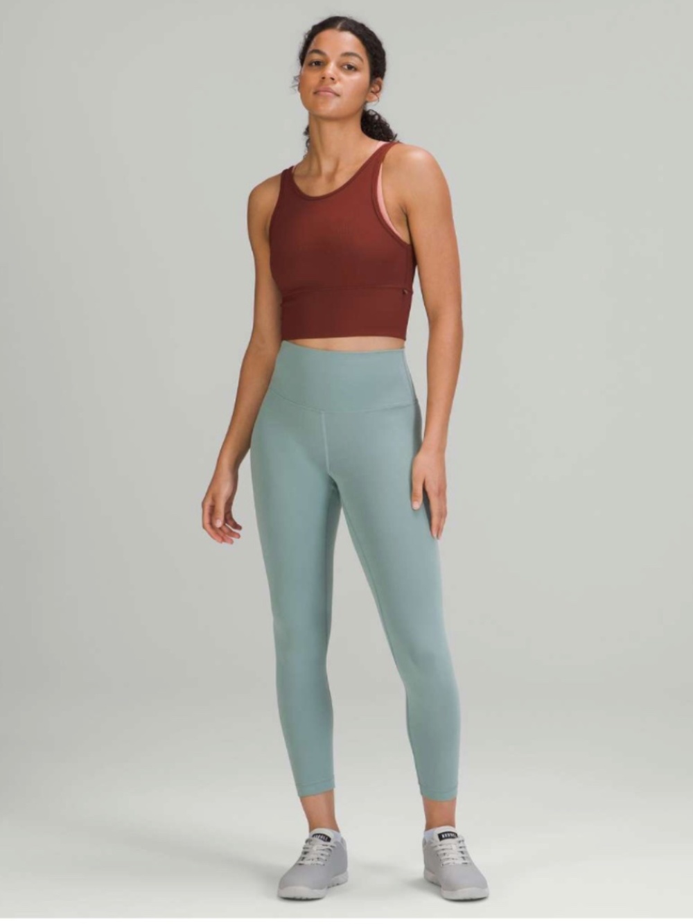 Lululemon Wunder Train High-Rise Tight 25" Misty Glade